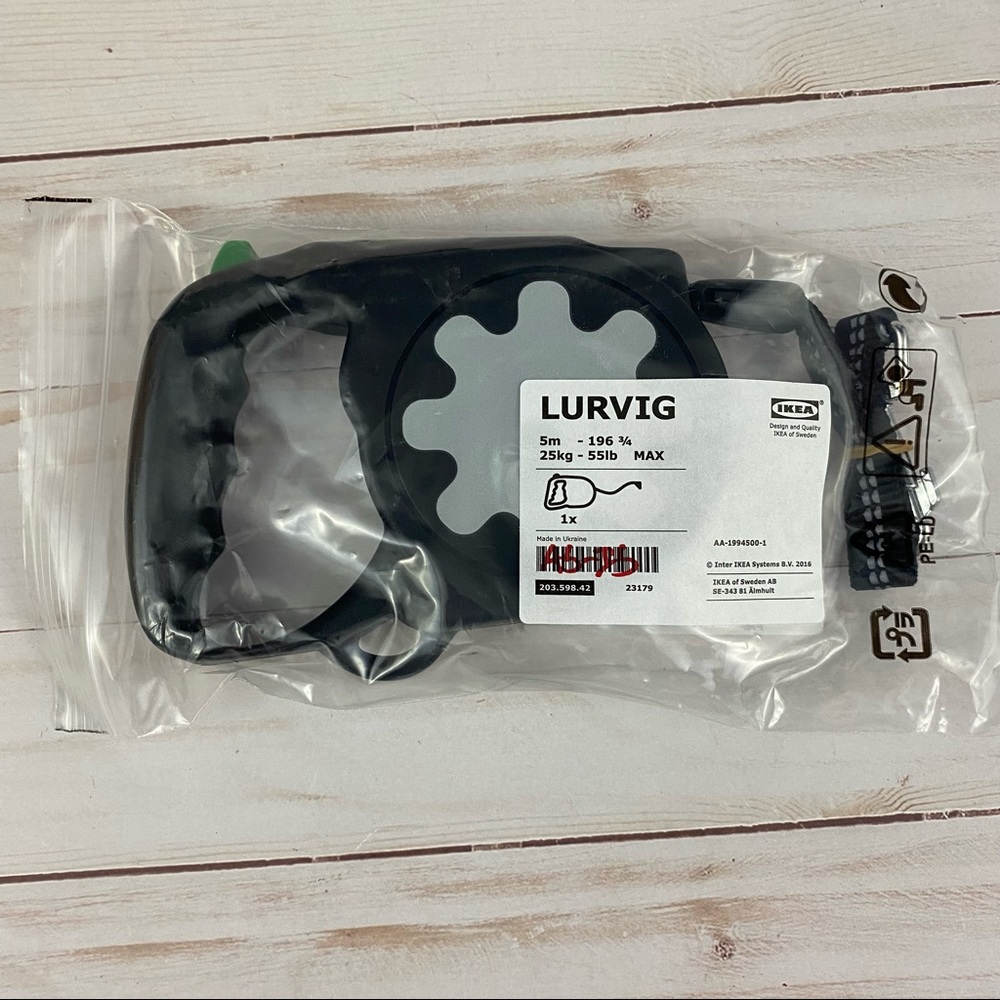 Ikea LURVIG Retractable Dog Leash 55 lb
